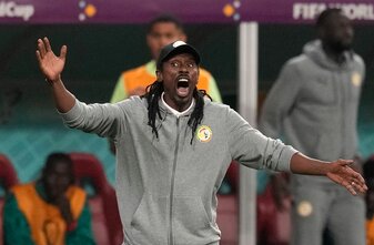 Bei Afrikameister Senegal der große Anführer: Cheftrainer Aliou Cissé. Bei Afrikameister Senegal der große Anführer: Cheftrainer Aliou Cissé.