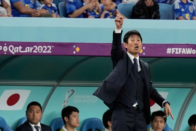 Ist stolz auf die Leistung seiner Mannschaft: Japans Trainer Hajime Moriyasu.
