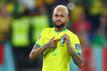 Brasiliens Neymar jubelt nach dem Abpfiff.