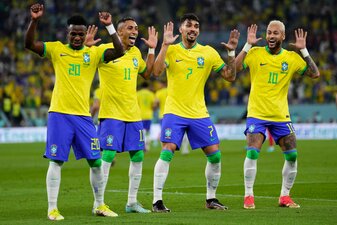 Die Brasilianer hatten gegen Südkorea viel Grund zu feiern. Die Brasilianer hatten gegen Südkorea viel Grund zu feiern.