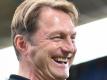 Ralf Hasenhüttl ist erfolgreich nach Leipzig gelotst worden. Foto: Uwe Anspach
<br>dpa-infocom GmbH