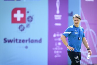 Der Cheftrainer der Schweizer Auswahl, Murat Yakin. Der Cheftrainer der Schweizer Auswahl, Murat Yakin.