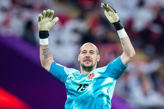 Wurde von kroatischen Fans beleidigt: Kanadas Torwart Milan Borjan. Wurde von kroatischen Fans beleidigt: Kanadas Torwart Milan Borjan.