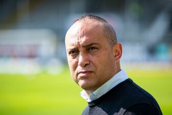 Sandhausens Sportlicher Leiter Mikayil Kabaca. Sandhausens Sportlicher Leiter Mikayil Kabaca.