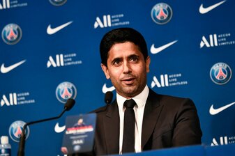 PSG-Präsident Nasser Al-Khelaifi. PSG-Präsident Nasser Al-Khelaifi.
