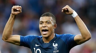 Französischer Unterschiedsspieler: Kylian Mbappé. Französischer Unterschiedsspieler: Kylian Mbappé.