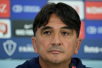 Kroatiens Cheftrainer Zlatko Dalic freut sich auf das Spiel um Platz drei. Kroatiens Cheftrainer Zlatko Dalic freut sich auf das Spiel um Platz drei.