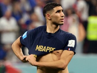 Hakimi nach WM-Aus: "Verabschieden uns erhobenen Hauptes" Hakimi nach WM-Aus: "Verabschieden uns erhobenen Hauptes"