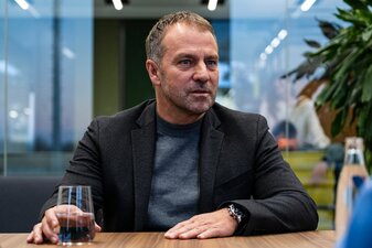 Bundestrainer Hansi Flick im Interview mit der dpa. Bundestrainer Hansi Flick im Interview mit der dpa.