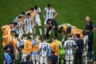Coachte seine Mannschaft zum Weltmeister-Titel: Argentiniens Trainer Lionel Scaloni. Coachte seine Mannschaft zum Weltmeister-Titel: Argentiniens Trainer Lionel Scaloni.