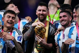 Schoss sieben Tore für seine Mannschaft: der argentinische Nationalspieler Lionel Messi. Schoss sieben Tore für seine Mannschaft: der argentinische Nationalspieler Lionel Messi.