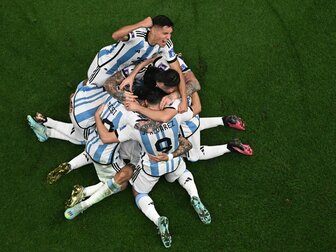 Argentiniens WM-Helden in Buenos Aires gelandet Argentiniens WM-Helden in Buenos Aires gelandet