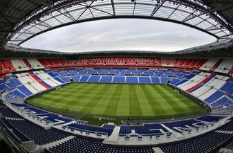 Das Stadion von Olympique Lyon. Das Stadion von Olympique Lyon.