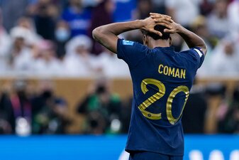 Frankreichs Kingsley Coman sah sich nach dem verlorenen WM-Endspiel Anfeindungen ausgesetzt. Frankreichs Kingsley Coman sah sich nach dem verlorenen WM-Endspiel Anfeindungen ausgesetzt.