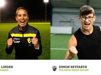DFB zeichnet Linder und Seyfarth als Amateure des Jahres aus DFB zeichnet Linder und Seyfarth als Amateure des Jahres aus