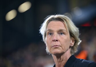 Würde gerne lange Frauen-Bundestrainerin bleiben: Martina Voss-Tecklenburg. Würde gerne lange Frauen-Bundestrainerin bleiben: Martina Voss-Tecklenburg.