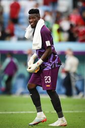 Ist aus der kamerunischen Nationalmannschaft zurückgetreten: Torwart André Onana. Ist aus der kamerunischen Nationalmannschaft zurückgetreten: Torwart André Onana.