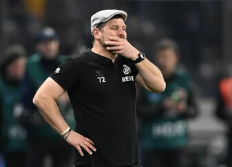 Ist seit Sommer 2021 Cheftrainer des 1. FC Köln: Steffen Baumgart. Ist seit Sommer 2021 Cheftrainer des 1. FC Köln: Steffen Baumgart.