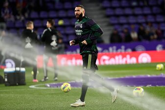 Karim Benzema erzielte beide Treffer für Real Madrid. Karim Benzema erzielte beide Treffer für Real Madrid.