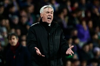 Das Team von Real-Trainer Carlo Ancelotti erreichte das Achtelfinale. Das Team von Real-Trainer Carlo Ancelotti erreichte das Achtelfinale.