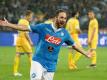 Gonzalo Higuain erzielte einen Hattrick in 19 Minuten gegen Frosinone Calcio. Foto: Ciro Fusco
<br>dpa-infocom GmbH