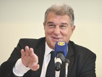 Barca-Klubchef Laporta glaubt immer noch an Super League Barca-Klubchef Laporta glaubt immer noch an Super League