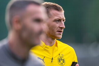 Äußert sich nicht zu angeblichen Wechselgerüchten: BVB-Kapitän Marco Reus. Äußert sich nicht zu angeblichen Wechselgerüchten: BVB-Kapitän Marco Reus.