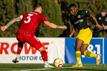 Dortmunds Youssoufa Moukoko (r) im Testspiel gegen Fortuna Düsseldorf.