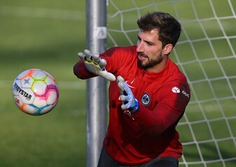Fehlte Frankfurt in Freiburg: Eintracht-Keeper Kevin Trapp. Fehlte Frankfurt in Freiburg: Eintracht-Keeper Kevin Trapp.