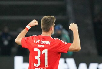 Der 1. FC Union Berlin, um Robin Knoche ist noch in allen Wettbewerben dabei. Der 1. FC Union Berlin, um Robin Knoche ist noch in allen Wettbewerben dabei.