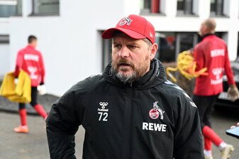 Traut seinem Ex-Club Paderborn den Aufstieg zu: Köln-Coach Steffen Baumgart. Traut seinem Ex-Club Paderborn den Aufstieg zu: Köln-Coach Steffen Baumgart.