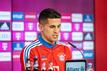 Neuzugang João Cancelo zeigt sich bei seiner Vorstellung in München «absolut startbereit».