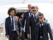 Die Real-Stars bei der Landung in Mailand. Foto: Harold Cunningham
<br>dpa-infocom GmbH
