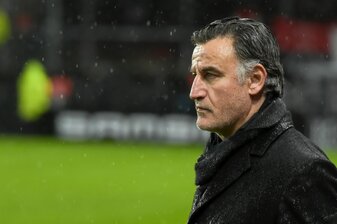 Weist die Aussagen von Bayern-Trainer Julian Nagelsmann zurück: PSG-Coach Christophe Galtier. Weist die Aussagen von Bayern-Trainer Julian Nagelsmann zurück: PSG-Coach Christophe Galtier.