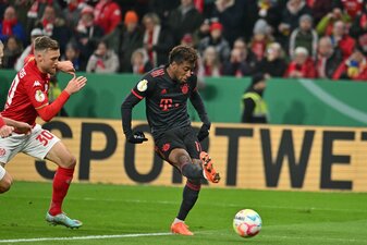 Bayern Münchens Kingsley Coman ist derzeit in hervorragender Form. Bayern Münchens Kingsley Coman ist derzeit in hervorragender Form.