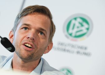 Verteidigte erneut den Videobeweis: Jochen Drees. Verteidigte erneut den Videobeweis: Jochen Drees.