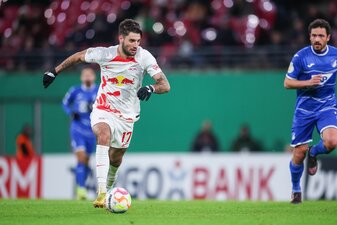 Freut sich auf die Duelle von RB Leipzig mit Manchester City: Dominik Szoboszlai. Freut sich auf die Duelle von RB Leipzig mit Manchester City: Dominik Szoboszlai.