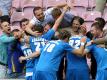 Der Kosovo gewinnt sein erstes offizielles Länderspiel (Quelle: PIXATHLON/SID)
<br>© 2016 SID