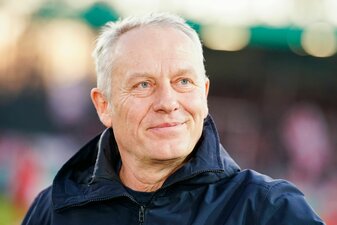 Freut sich auf Juventus Turin: Freiburg-Coach Christian Streich. Freut sich auf Juventus Turin: Freiburg-Coach Christian Streich.