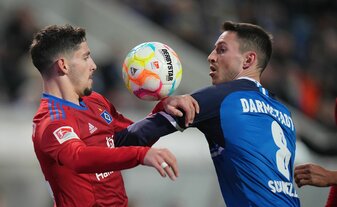 Darmstadt 98 und der Hamburger SV trennten sich 1:1. Darmstadt 98 und der Hamburger SV trennten sich 1:1.