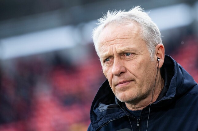 Freiburgs Trainer Christian Streich freut sich auf das Spiel bei Juventus Turin.