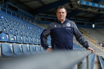 Uwe Koschinat strebt mit der Arminia den Klassenerhalt an. Uwe Koschinat strebt mit der Arminia den Klassenerhalt an.