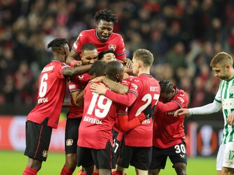 Sieg gegen Ferencvaros: Leverkusen vor Viertelfinaleinzug Sieg gegen Ferencvaros: Leverkusen vor Viertelfinaleinzug