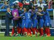 Frankreich feiert einen späten Erfolg gegen Albanien (Quelle: FIRO/SID)
<br>
<br>
<br>© 2016 SID