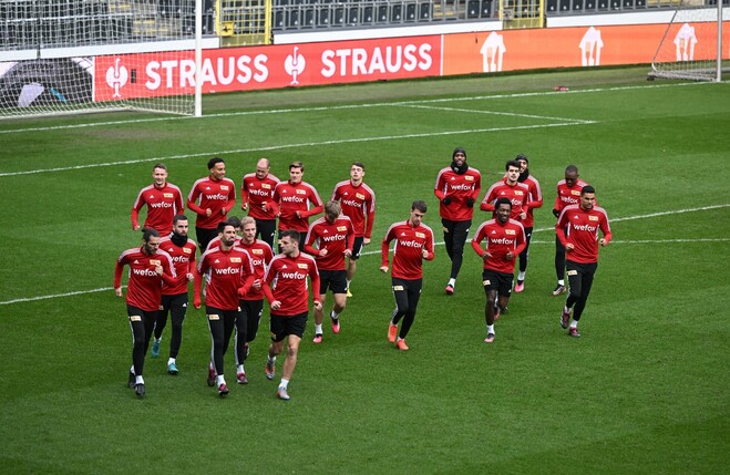 Werden die Spieler von Union Berlin bald den größten Erfolg ihrer Vereinsgeschichte feiern?