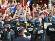 Bereits am Nachmittag kam es in Lille zu Ausschreitungen (Quelle: SID-IMAGES)
<br>
<br>
<br>© 2016 SID