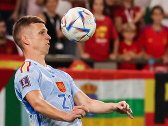 Nach Faserriss: Olmo im spanischen Kader Nach Faserriss: Olmo im spanischen Kader
