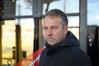 Bundestrainer Hansi Flick gewann 2020 mit dem FC Bayern München den Champions-League-Titel. Bundestrainer Hansi Flick gewann 2020 mit dem FC Bayern München den Champions-League-Titel.