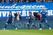 Bochums Erhan Masovic (l-r), Takuma Asano und Philipp Hofmann jubeln nach dem Tor zum 1:0.