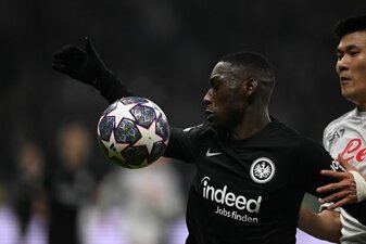 Hat das Interesse großer Clubs geweckt: Eintracht-Torjäger Randal Kolo Muani. Hat das Interesse großer Clubs geweckt: Eintracht-Torjäger Randal Kolo Muani.